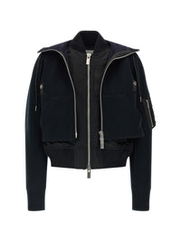 Sacai Women Cotton Blend Hoodie