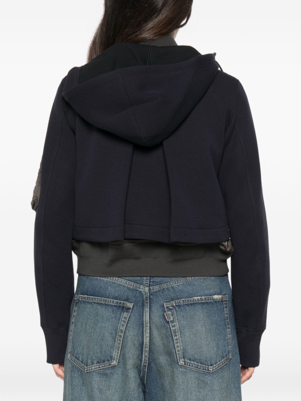 Sacai Women Cotton Blend Hoodie
