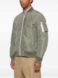 Sacai Men Nylon Bomber Jacket