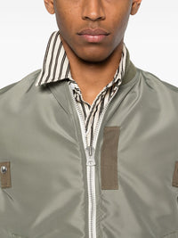 Sacai Men Nylon Bomber Jacket