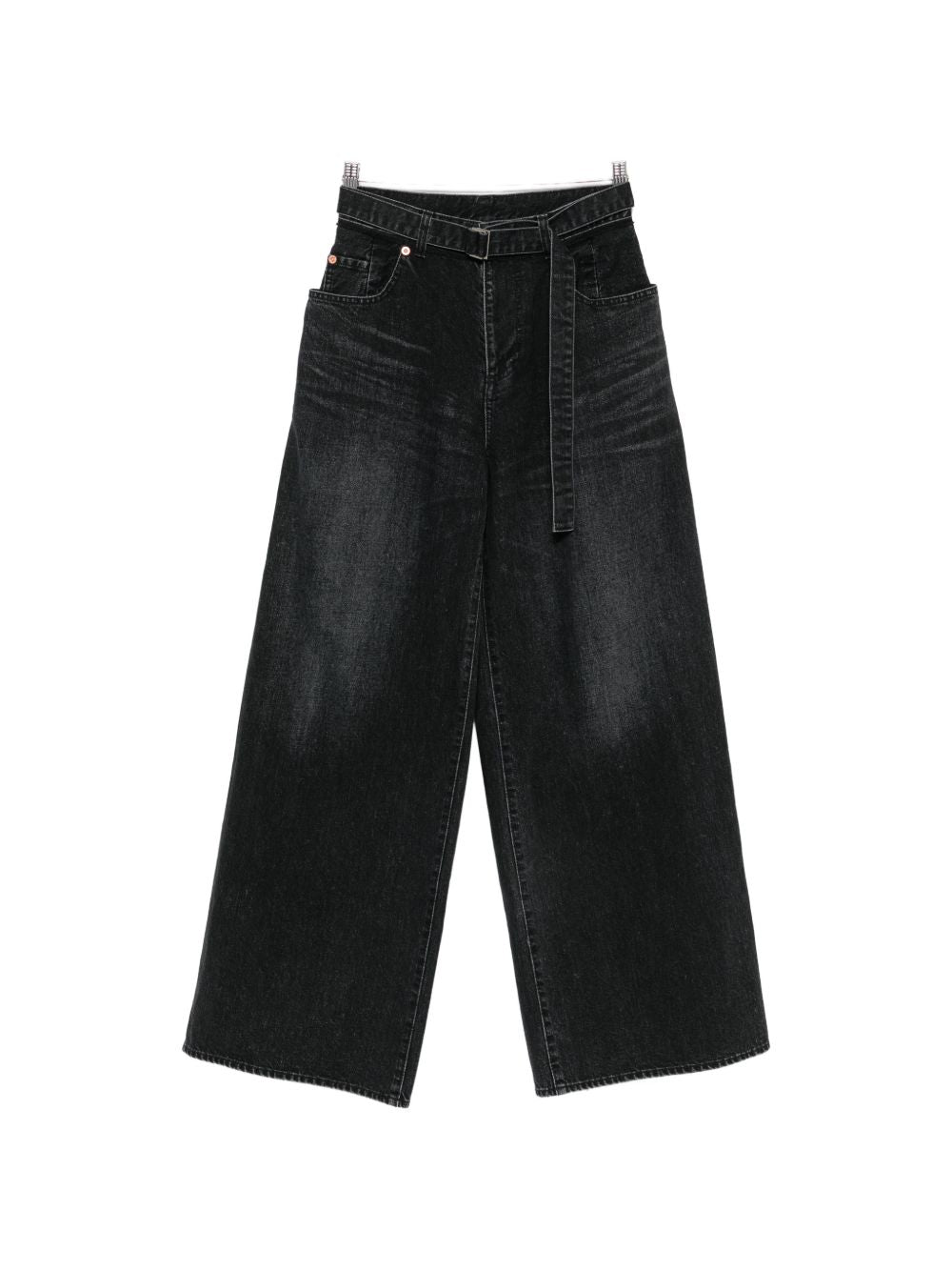 Sacai Women Wide-Leg Denim Jeans