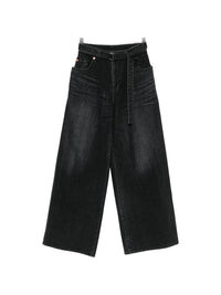 Sacai Women Wide-Leg Denim Jeans
