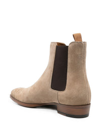 Saint Laurent Men Wyatt Leather Boots