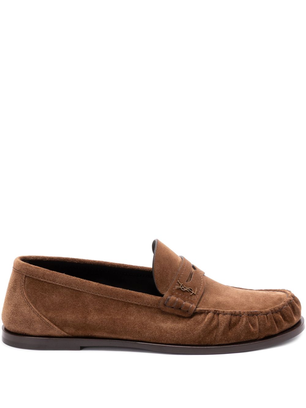 SAINT LAURENT Saint Laurent Men Laurent Suede Leather Loafers