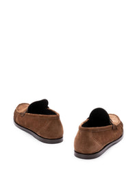 SAINT LAURENT Saint Laurent Men Laurent Suede Leather Loafers