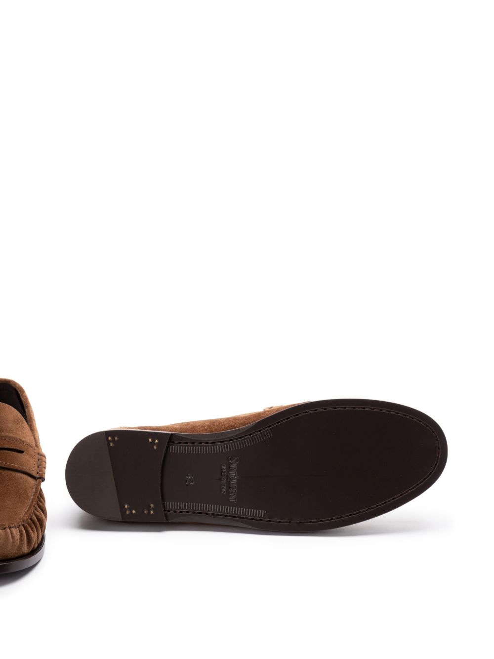 SAINT LAURENT Saint Laurent Men Laurent Suede Leather Loafers
