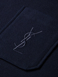 Saint Laurent Men Cotton Polo Shirt