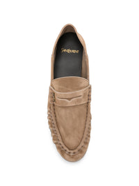 Saint Laurent Men Le Loafer Leather Loafers