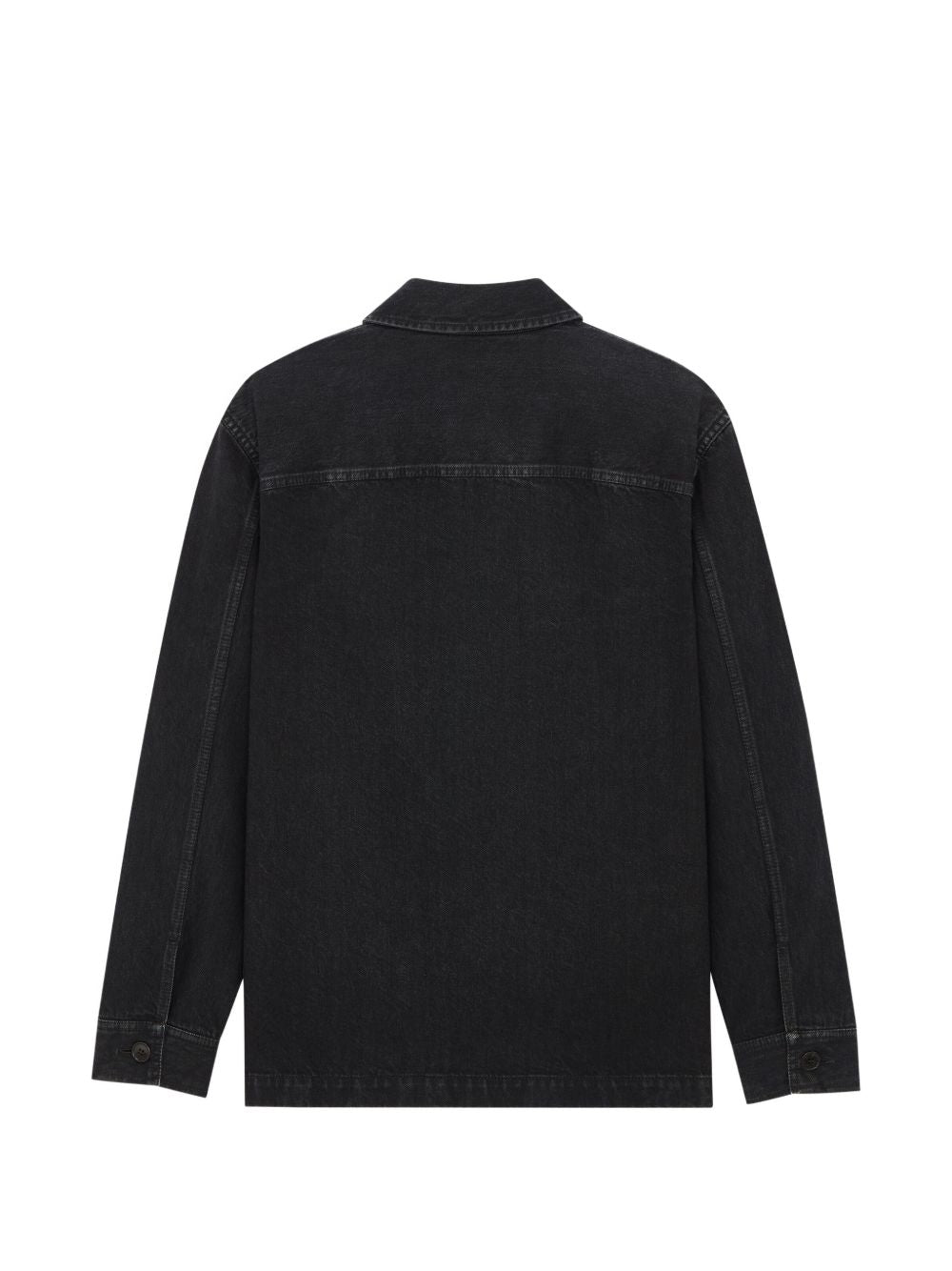 Saint Laurent Men Denim Cotton Overshirt