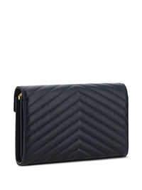 SAINT LAURENT Saint Laurent Women Cassandre Leather Wallet On Chain