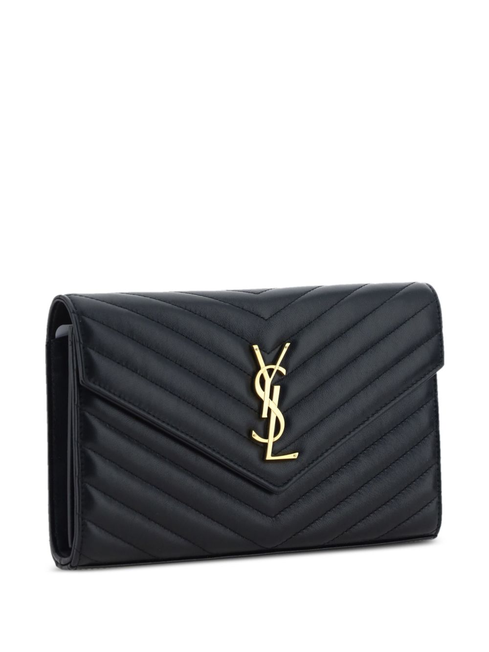 SAINT LAURENT Saint Laurent Women Cassandre Leather Wallet On Chain