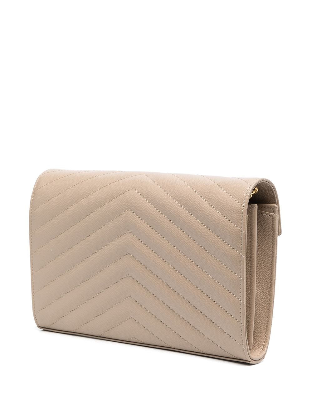 SAINT LAURENT Saint Laurent Women Cassandre Leather Wallet On Chain