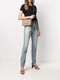 SAINT LAURENT Saint Laurent Women Cassandre Leather Wallet On Chain