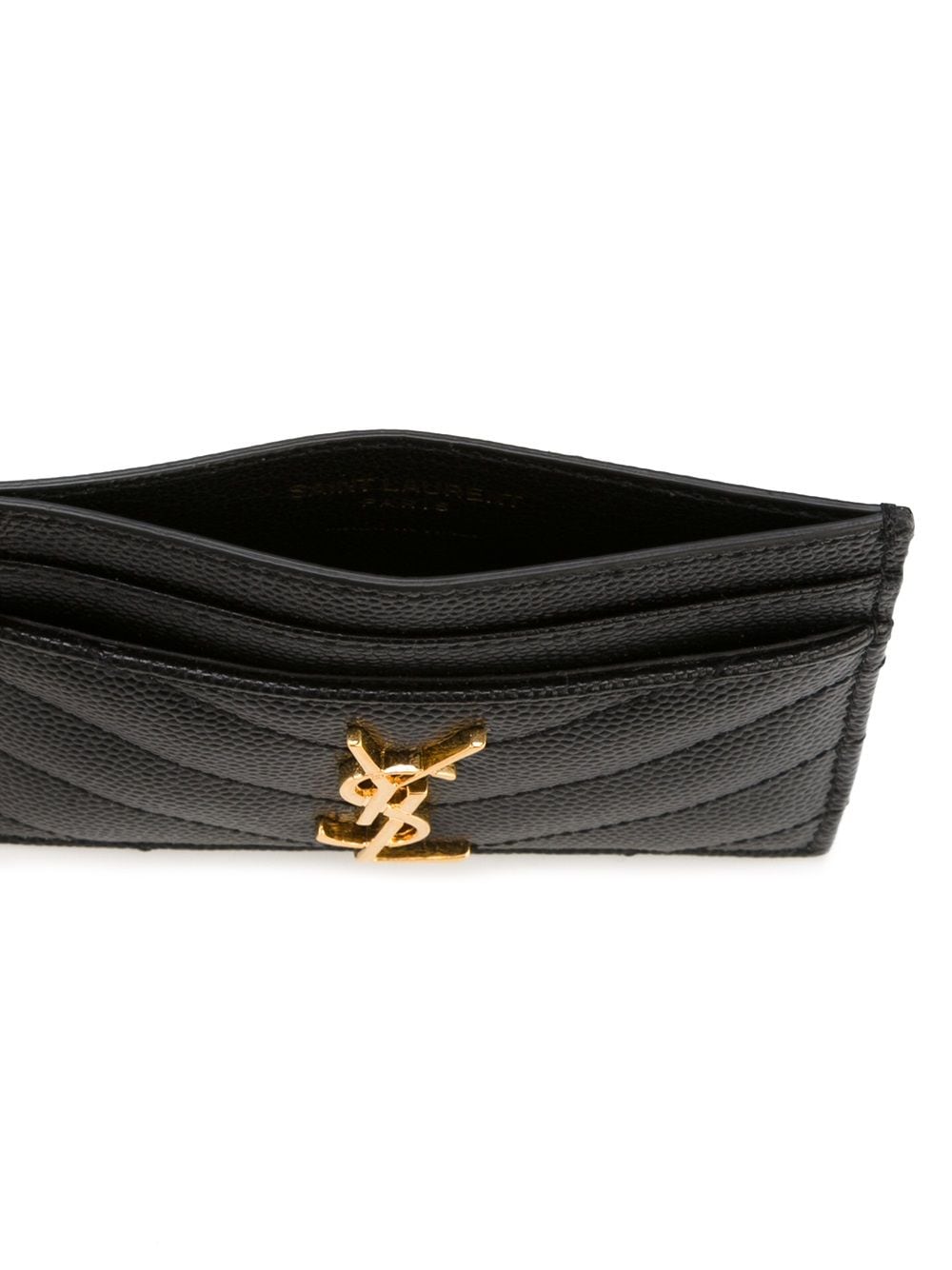 SAINT LAURENT Saint Laurent Women Cassandre Leather Card Case