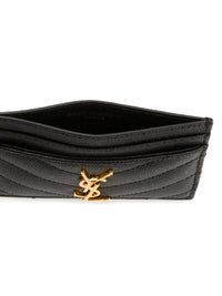 SAINT LAURENT Saint Laurent Women Cassandre Leather Card Case