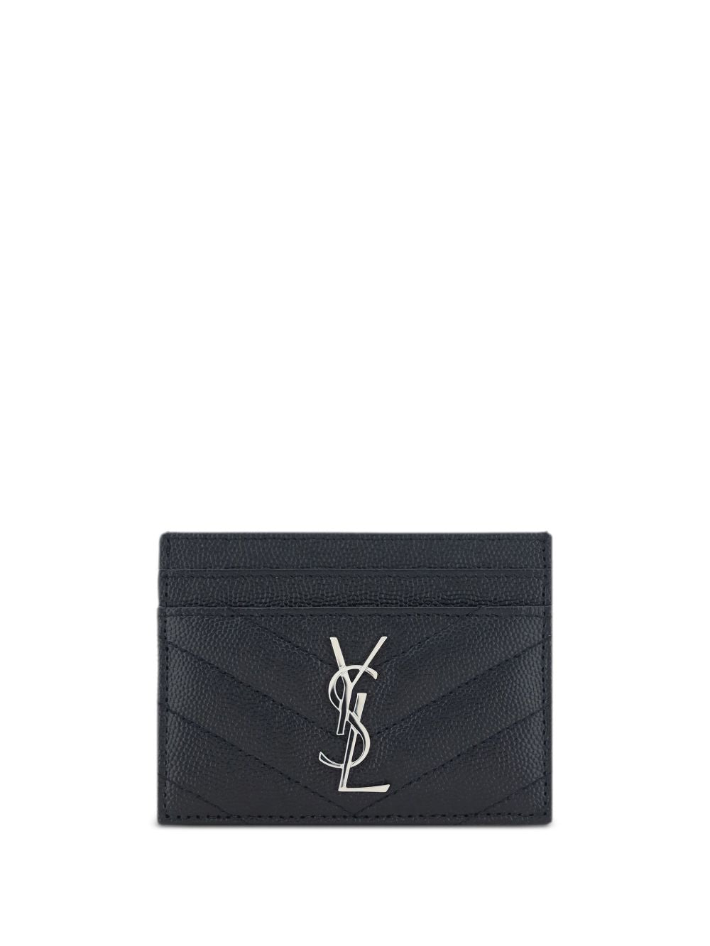 Saint Laurent Women Cassandre Leather Card Case