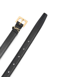 SAINT LAURENT Saint Laurent Women Cassandre Leather Belt