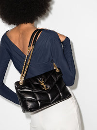 SAINT LAURENT Saint Laurent Women Puffer Small Leather Shoulder Bag