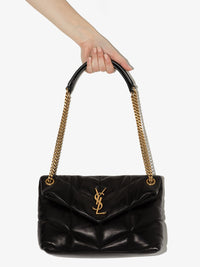 SAINT LAURENT Saint Laurent Women Puffer Small Leather Shoulder Bag