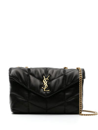 Saint Laurent Women Puffer Toy Mini Leather Shoulder Bag
