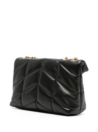 Saint Laurent Women Puffer Toy Mini Leather Shoulder Bag