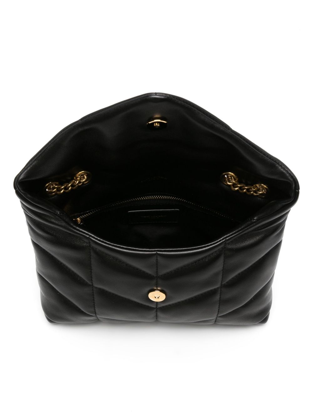Saint Laurent Women Puffer Toy Mini Leather Shoulder Bag
