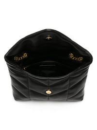 Saint Laurent Women Puffer Toy Mini Leather Shoulder Bag
