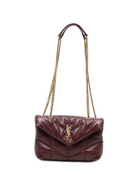 SAINT LAURENT Saint Laurent Women Puffer Toy Mini Leather Shoulder Bag