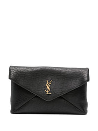 Saint Laurent Women Envelope Cassandre Large Leather Clutch
