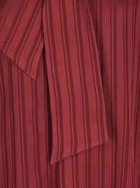 Saint Laurent Women Striped Silk Shirt