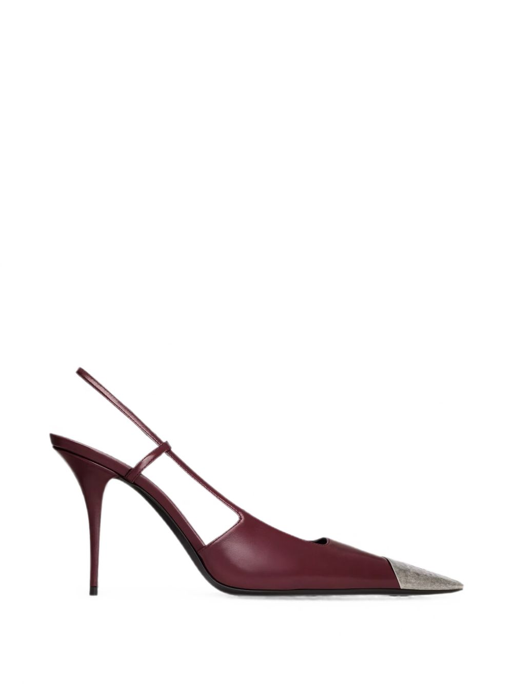 Saint Laurent Women Jeanne Leather Slingback Pumps