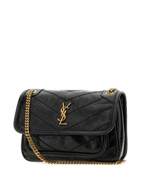 Saint Laurent Women Niki Mini Leather Shoulder Bag