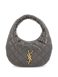 Saint Laurent Women Icarino Leather Hobo Bag
