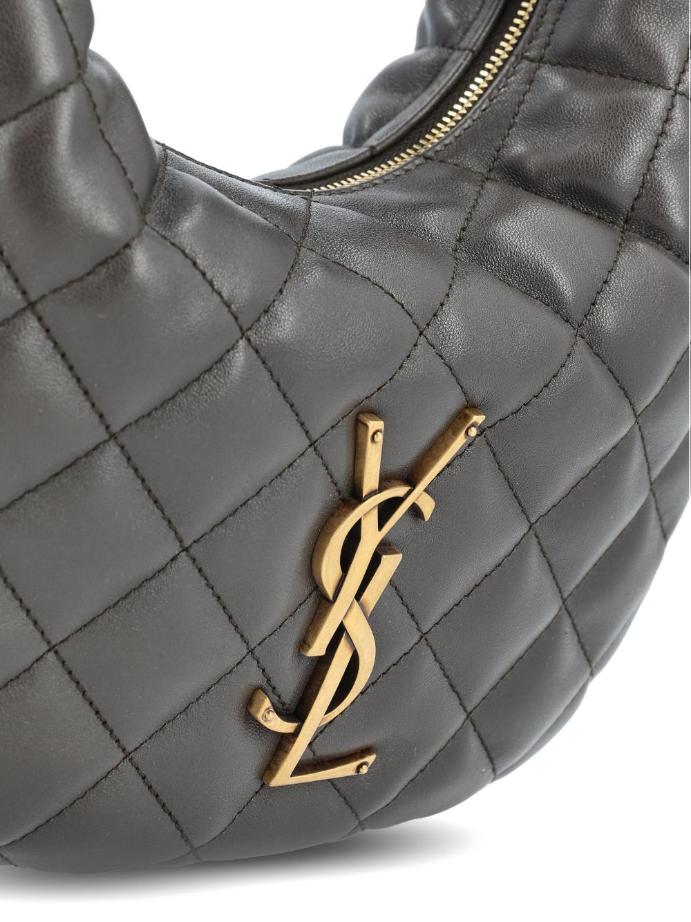Saint Laurent Women Icarino Leather Hobo Bag