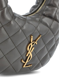 Saint Laurent Women Icarino Leather Hobo Bag