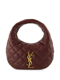 Saint Laurent Women Icarino Leather Hobo Bag