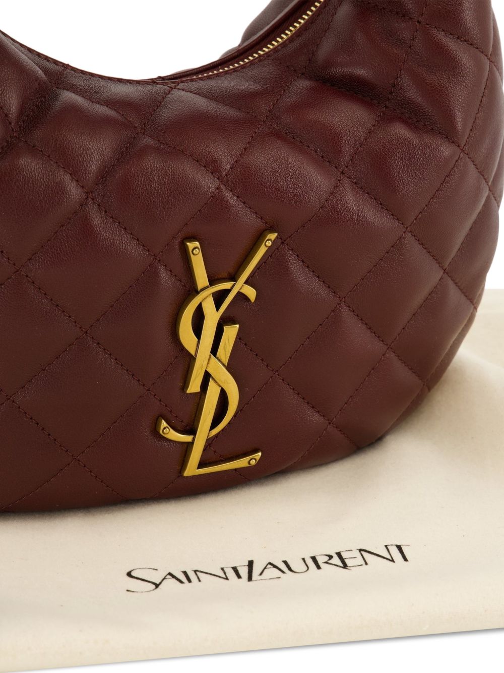 Saint Laurent Women Icarino Leather Hobo Bag