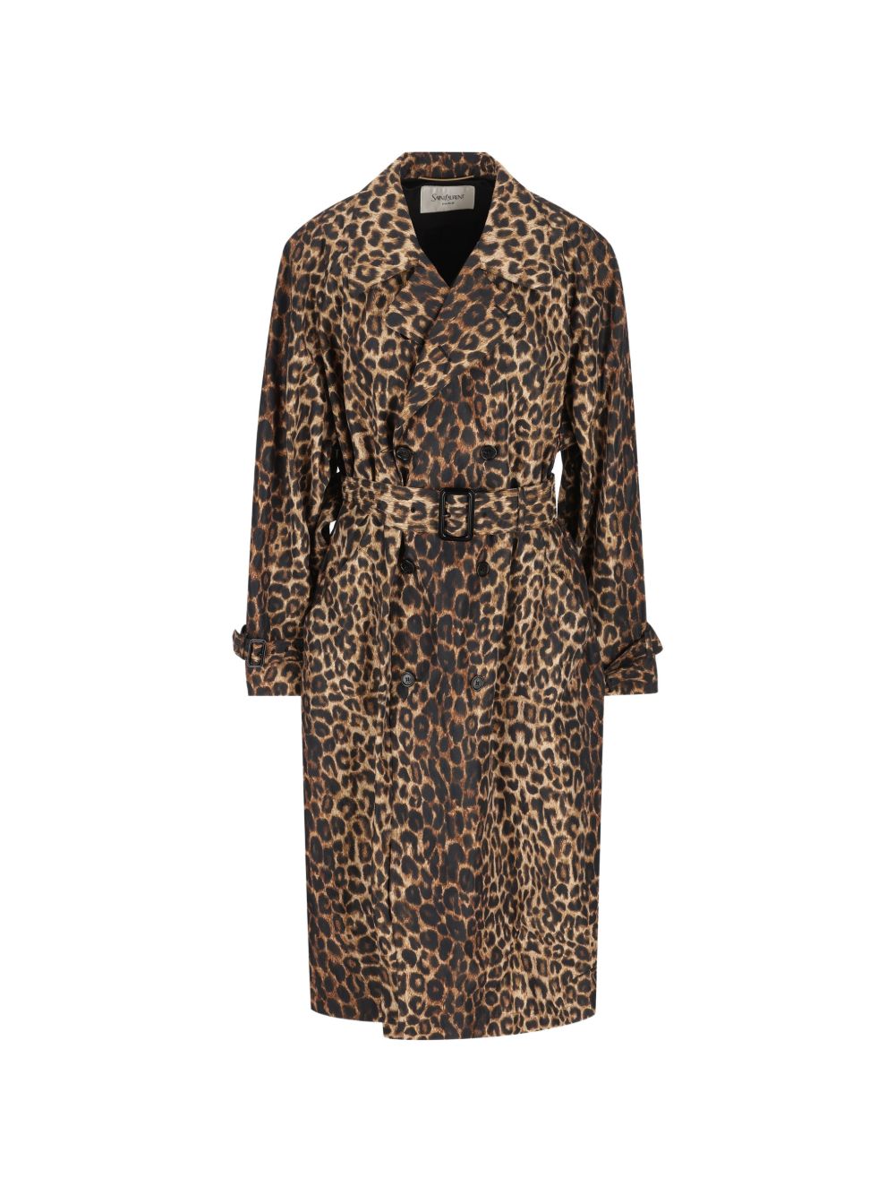 Saint Laurent Women Printed Nylon Trench Coat