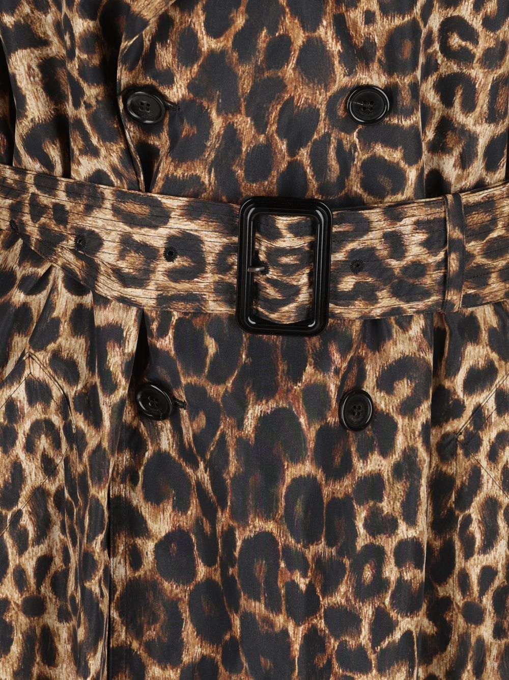 Saint Laurent Women Printed Nylon Trench Coat