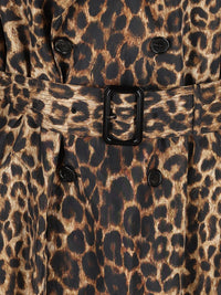 Saint Laurent Women Printed Nylon Trench Coat