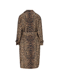 Saint Laurent Women Printed Nylon Trench Coat