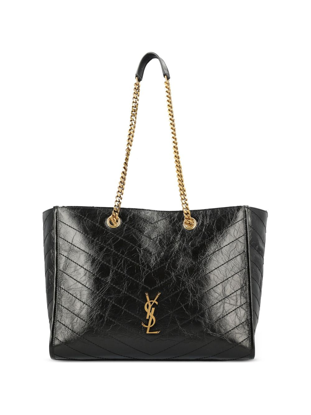 Saint Laurent Women Niki E/W Suede Leather Tote