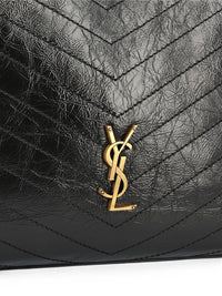 Saint Laurent Women Niki E/W Suede Leather Tote