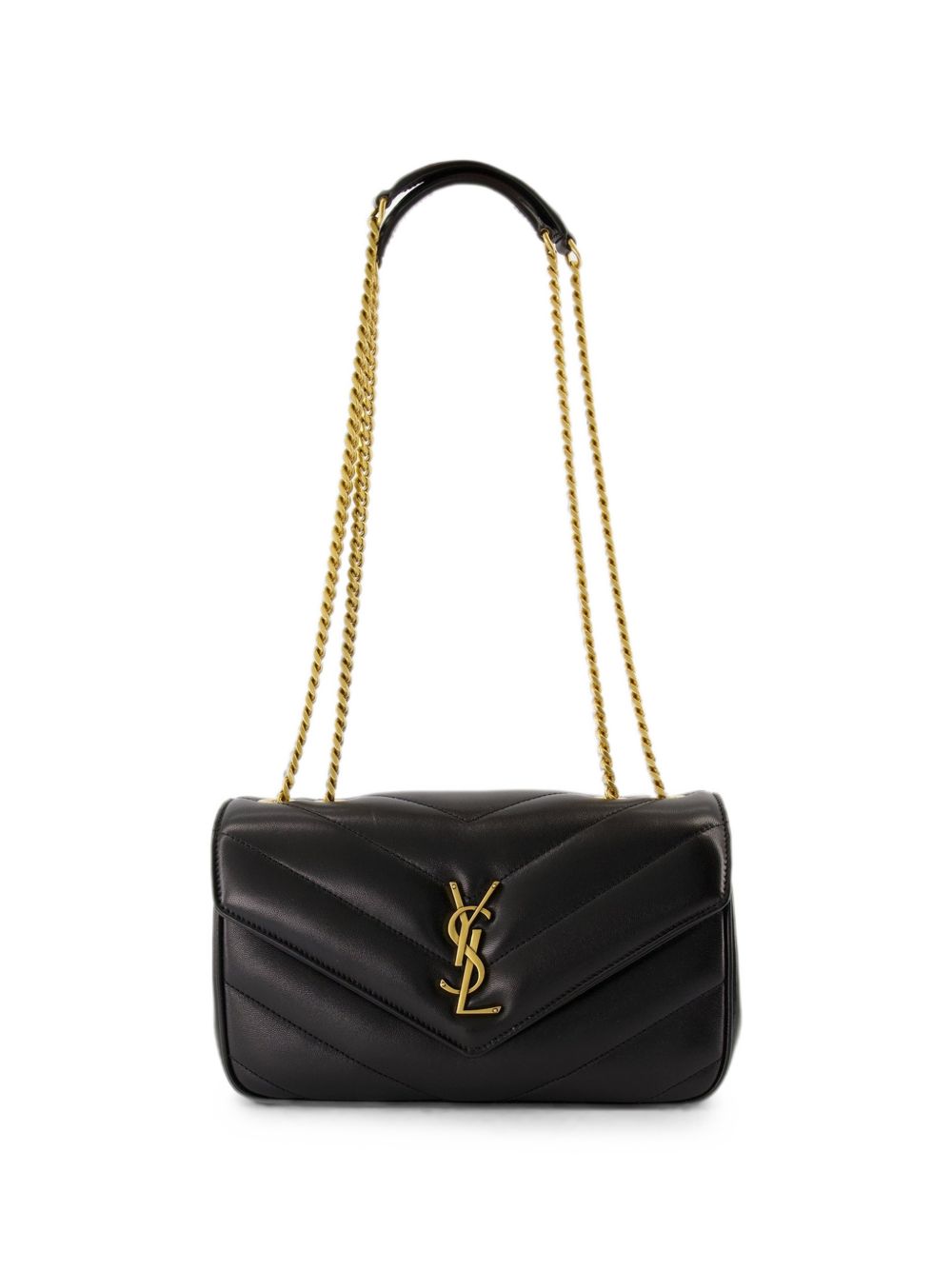 Saint Laurent Women Loulou Small Suede Leather Shoulder Bag