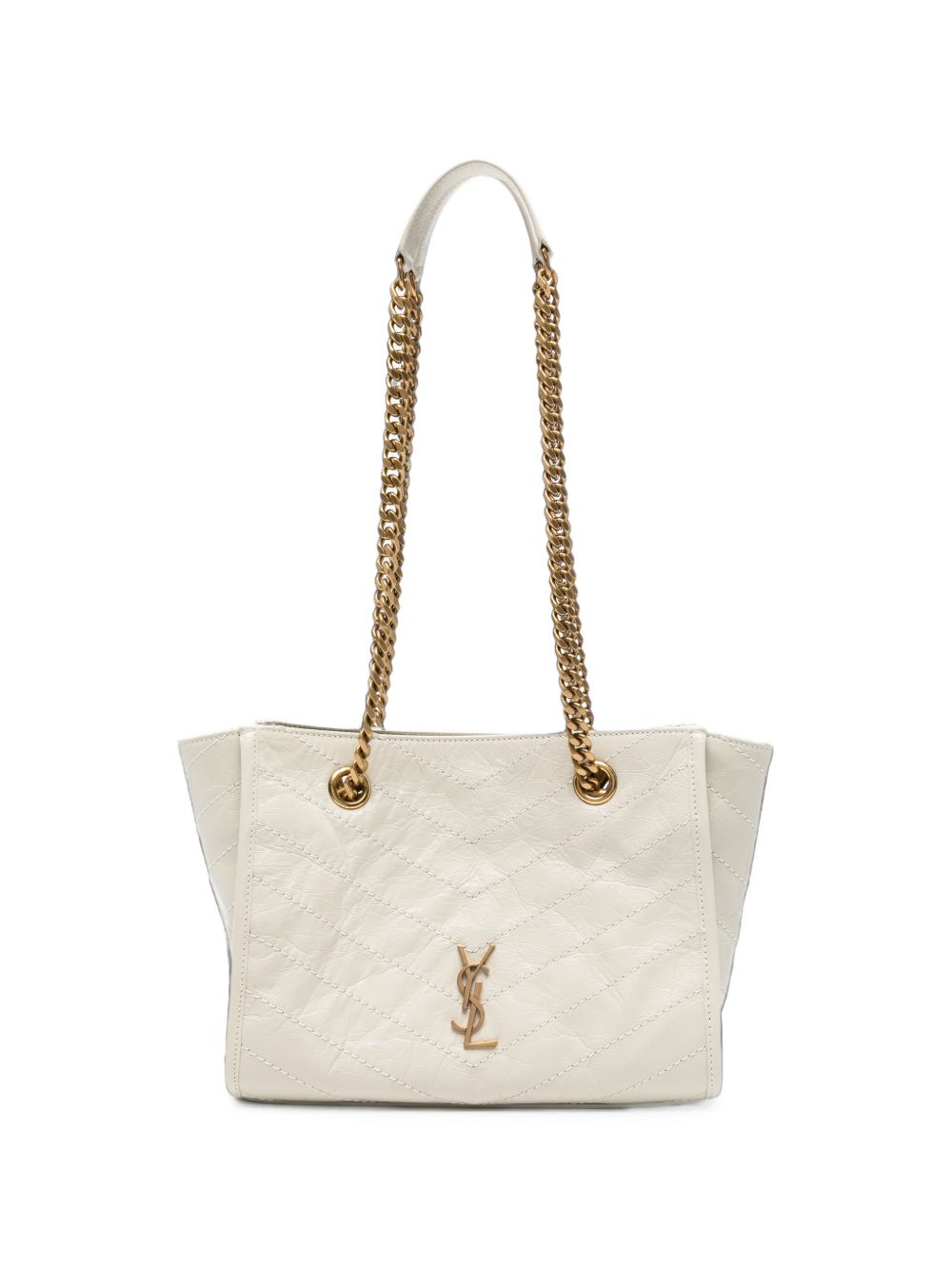 Saint Laurent Women Niki Small Leather Tote Bag