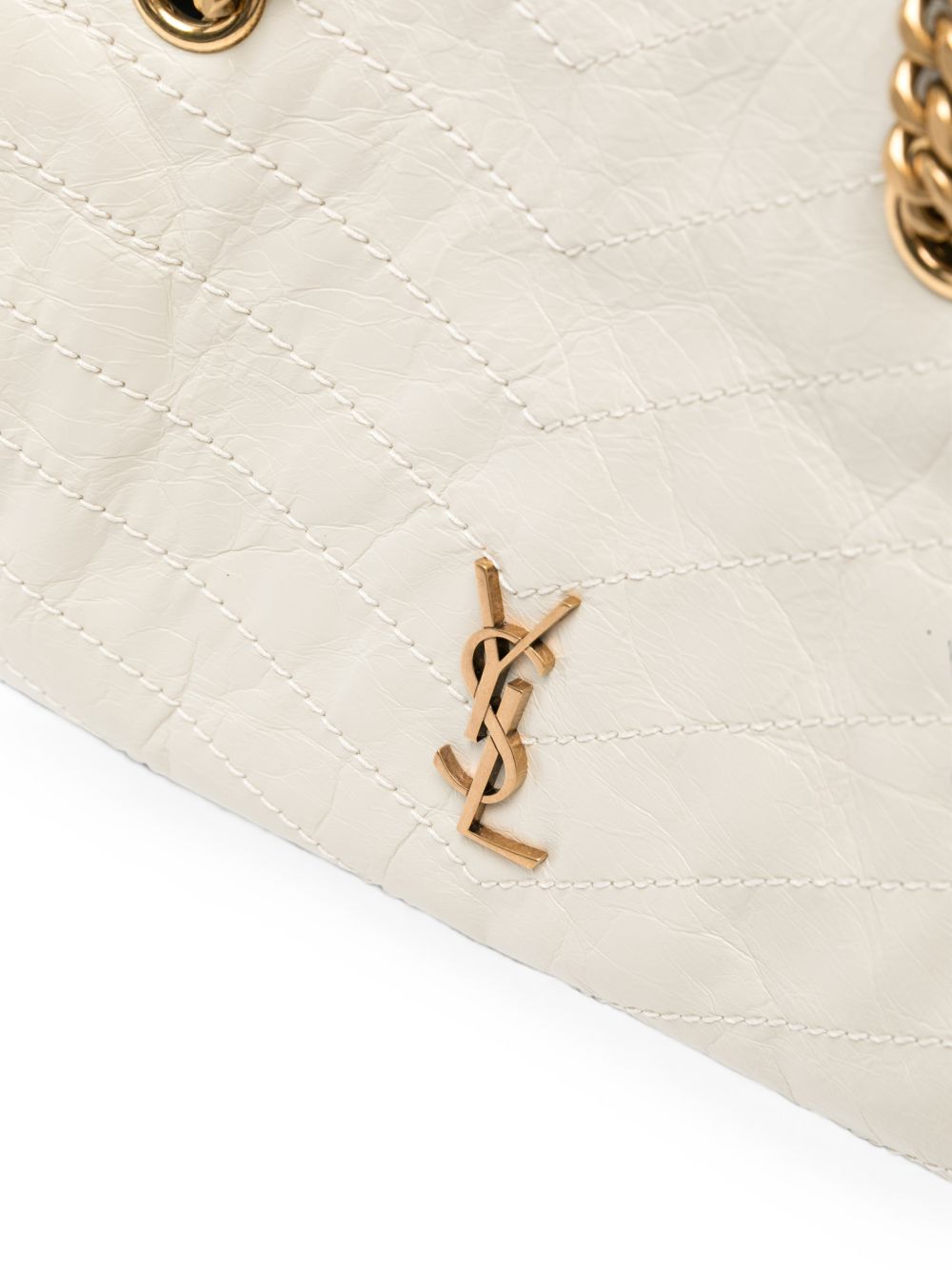 Saint Laurent Women Niki Small Leather Tote Bag