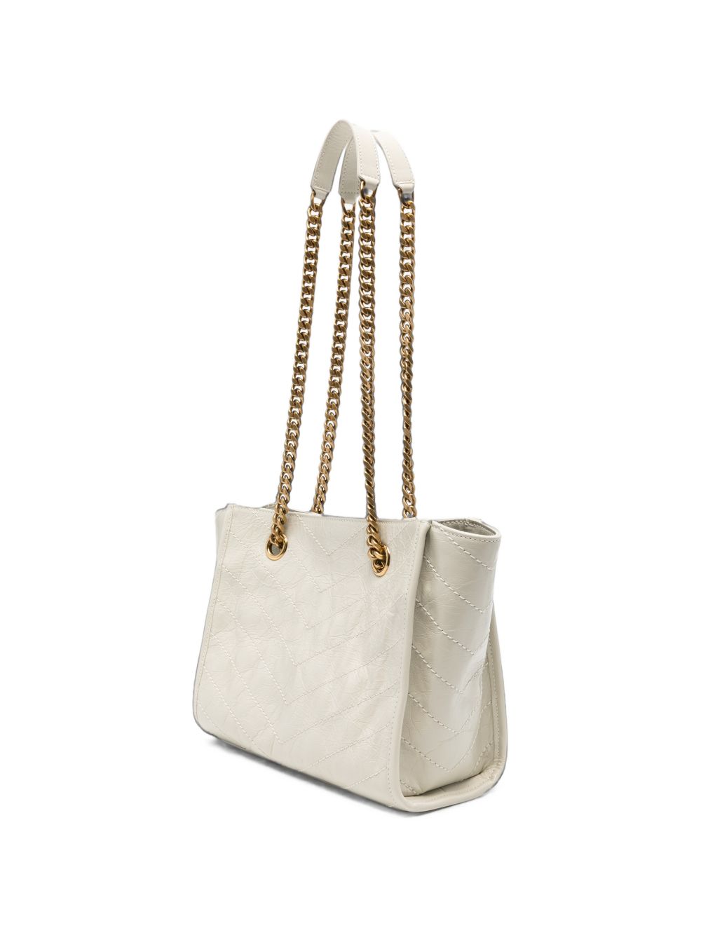 Saint Laurent Women Niki Small Leather Tote Bag