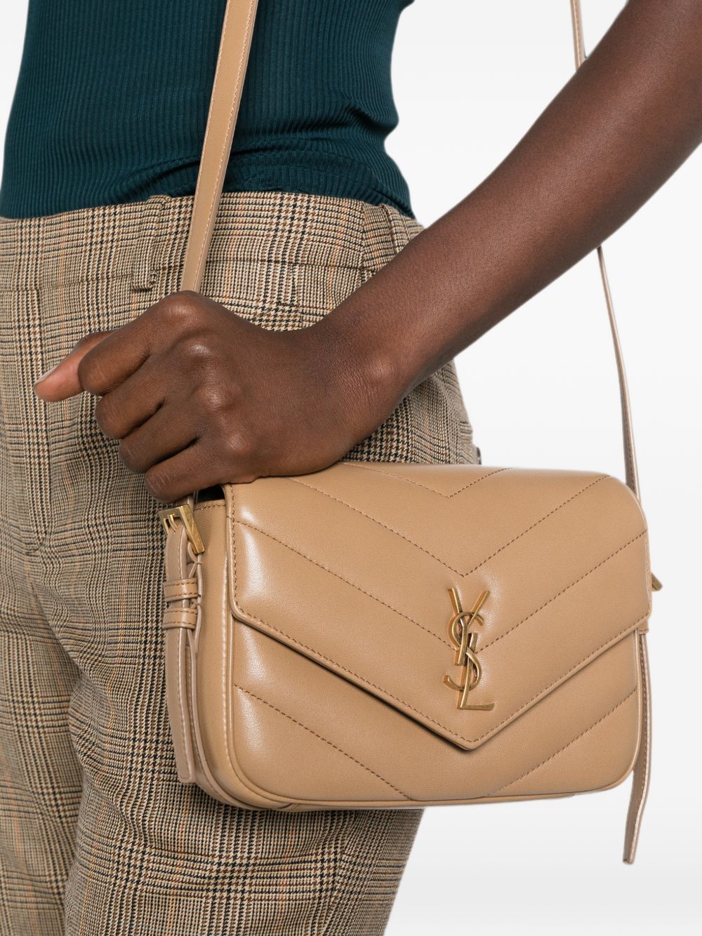 SAINT LAURENT Saint Laurent Women Loulou Toy Suede Leather Crossbody Bag