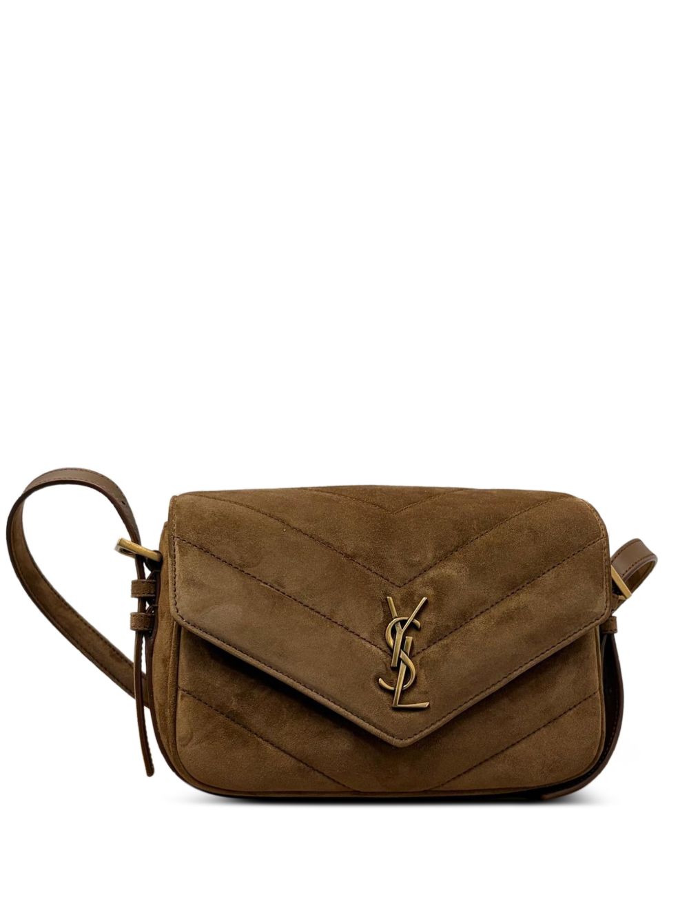 SAINT LAURENT Saint Laurent Women Loulou Toy Suede Leather Crossbody Bag