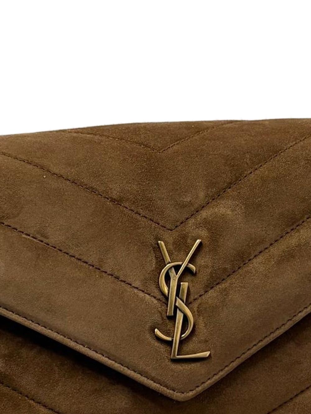 SAINT LAURENT Saint Laurent Women Loulou Toy Suede Leather Crossbody Bag
